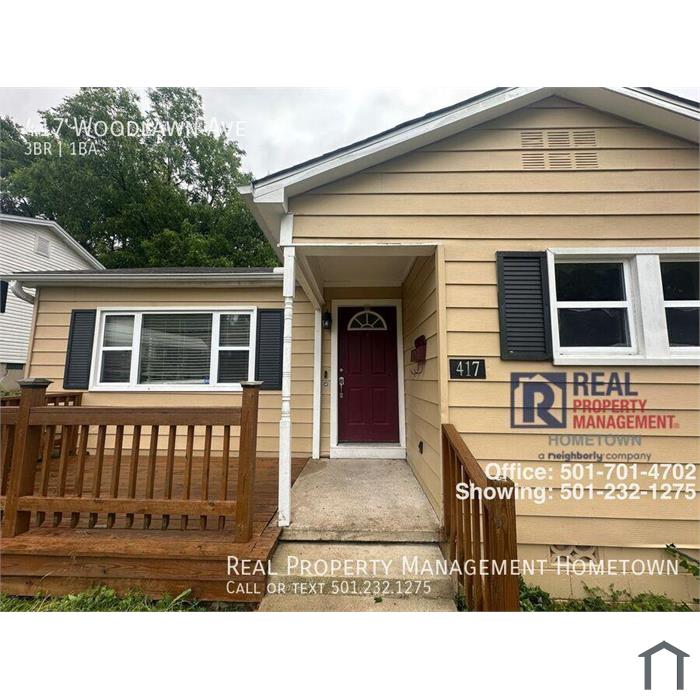 3 Bed 1 Bath House In Hot Springs School District