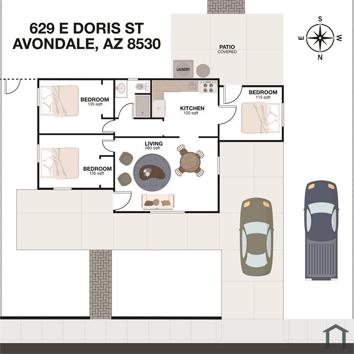 629 E Doris St