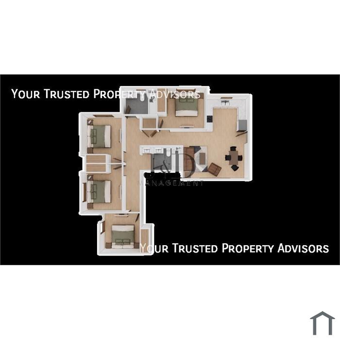 Type E - Private Room in Luxury 4bed/2bath Apartment with views - steps to SDSU Campus