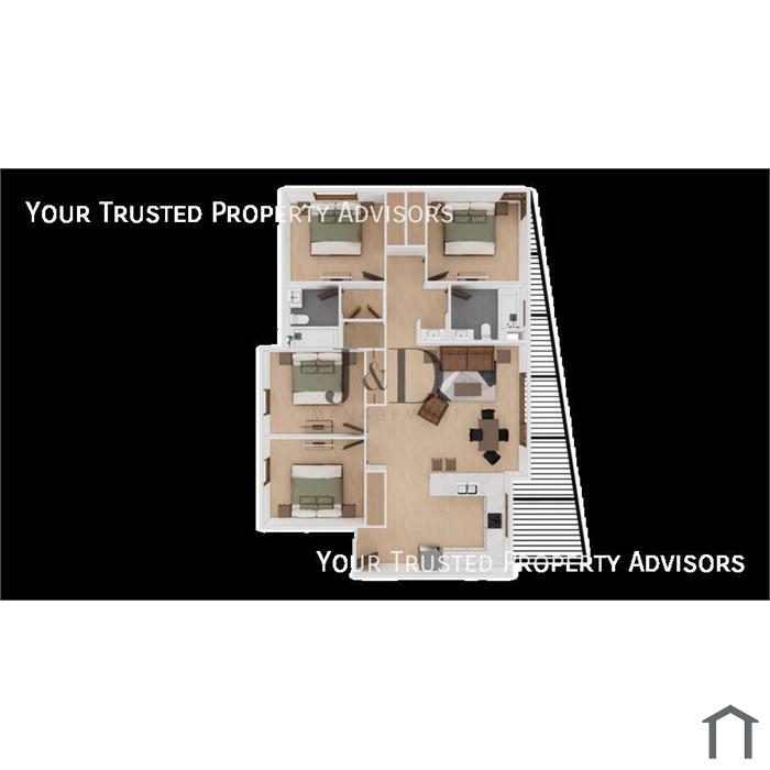 Type A - Private Room in Luxury Apartment with views - steps to SDSU Campus