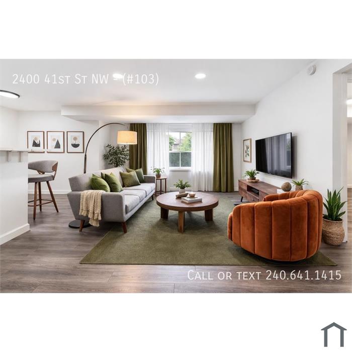 Newly Renovated 1 BR/1 BA Lower-Level Condo in Glover Park!