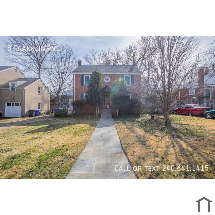 Charming 3 BR/2 BA Single-Family Home in Silver Spring