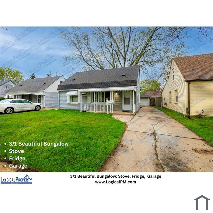 3/1 Charming Home Covered Porch Garage and Spacious Fenced Yard