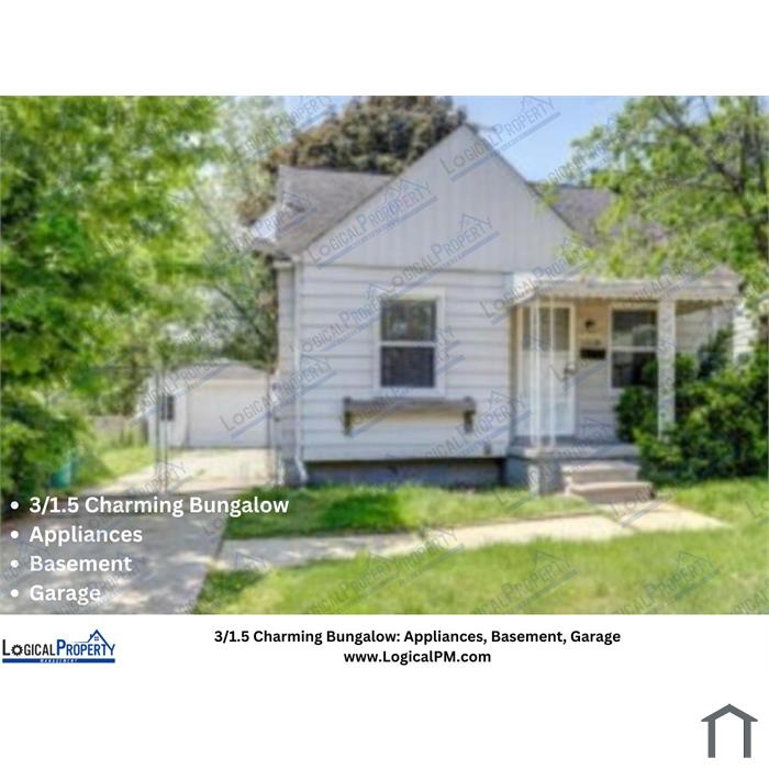 Spacious 3/1 5 Home with Kitchen Appliances and Large Back