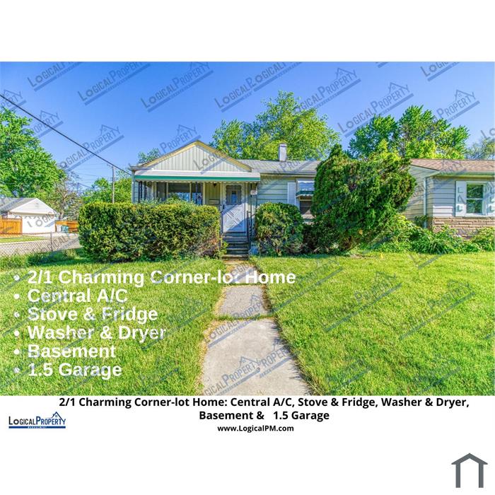 2/1 Ranch For Rent: Central A/C, Stove, Refrigerator, Washer & Dryer