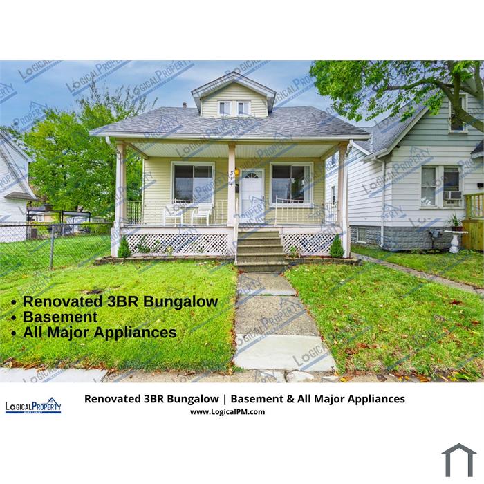 3 Beds / 1.5 Bath Single-Family Home for Rent