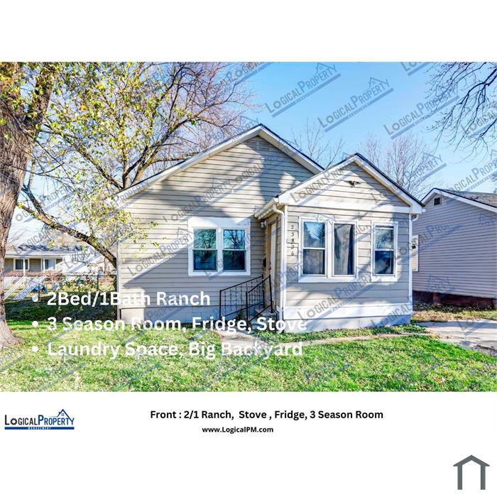 2/1 Renovated Ranch Fridge,Stove,Fncd Yrd, Clg Fans