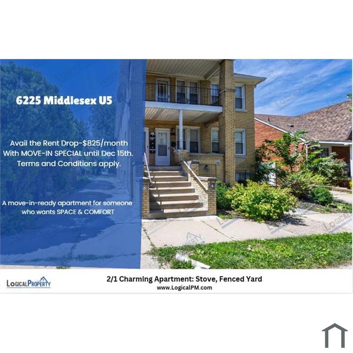 2 BR / 1 BA Unit w/Private Entrance, Stove