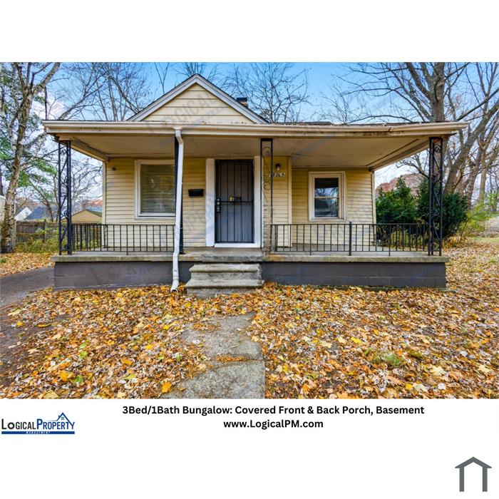 Charming 3-Bed, 1-Bath updated Bungalow: Basement, Front & Back Porch