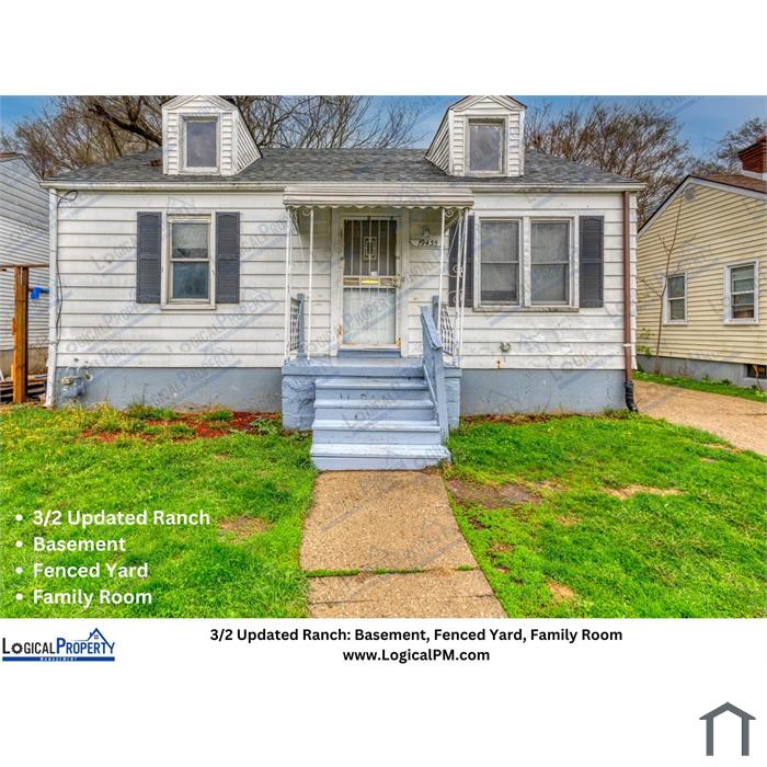 Updated 3/2 Ranch Basement Attic Great Room Porch